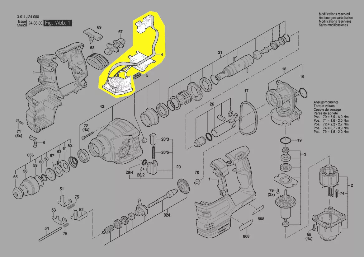 Module électronique réf. 1 619 P18 209 Bosch